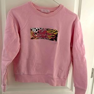Japanese Brand 7% More Pink sweatshirt